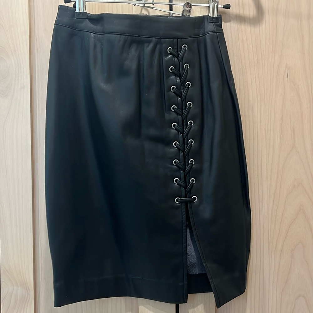 Nwt H&M leather skirt